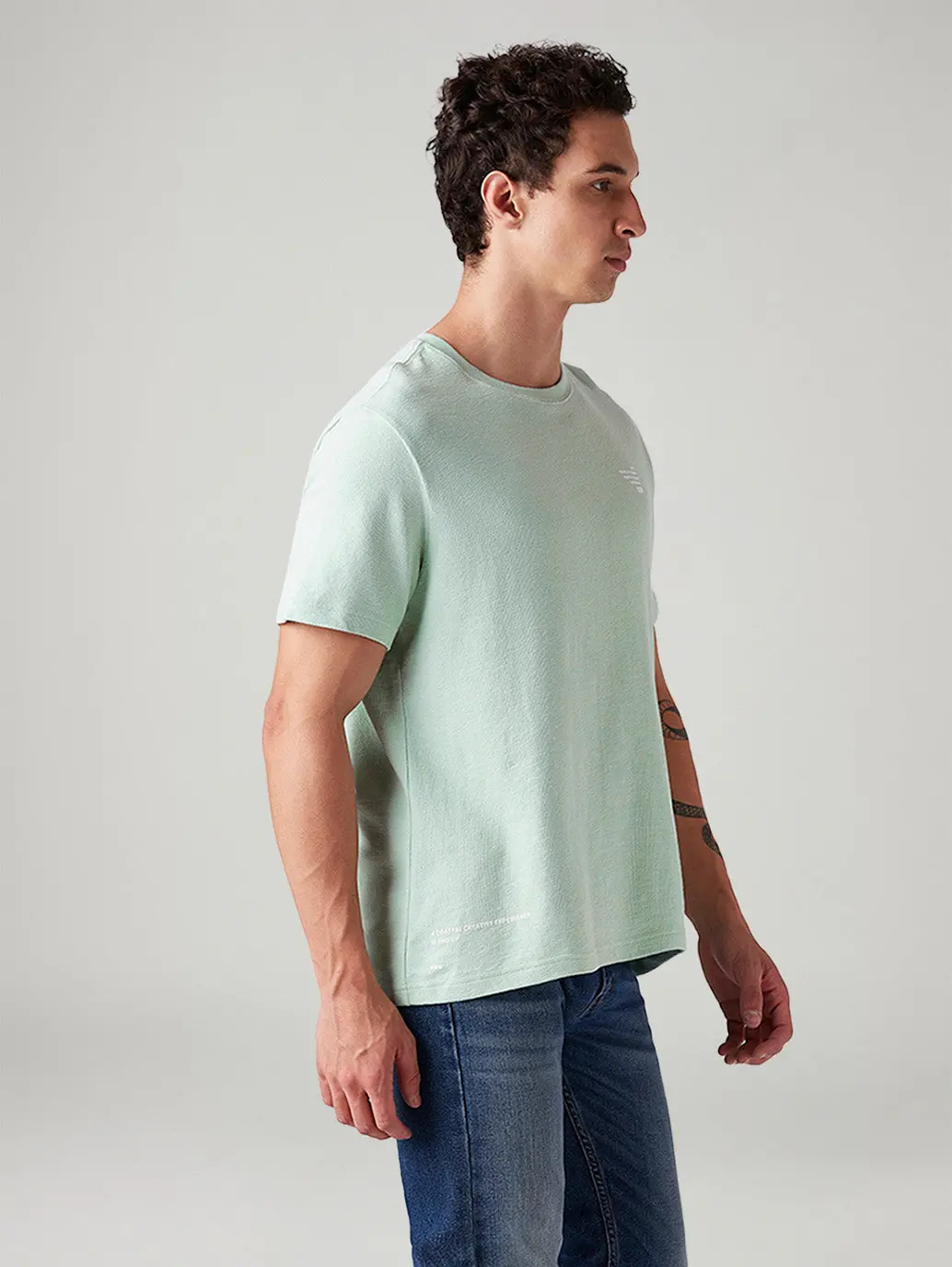 Men's Graphic Print Regular Fit T-Shirt 5