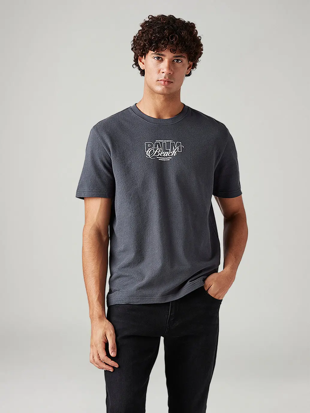 Men's Graphic Print Regular Fit T-Shirt 1