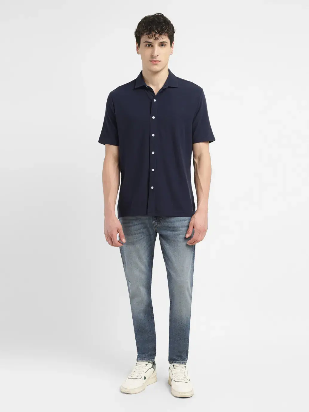 Men's Solid Slim Fit Shirt 1