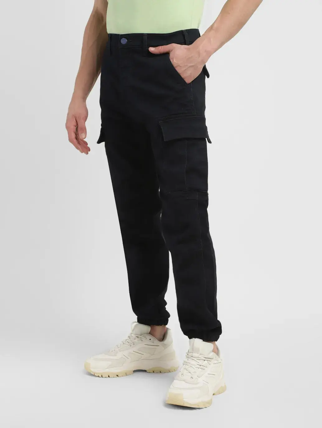 Men's Tapered Dark Indigo Joggers 4