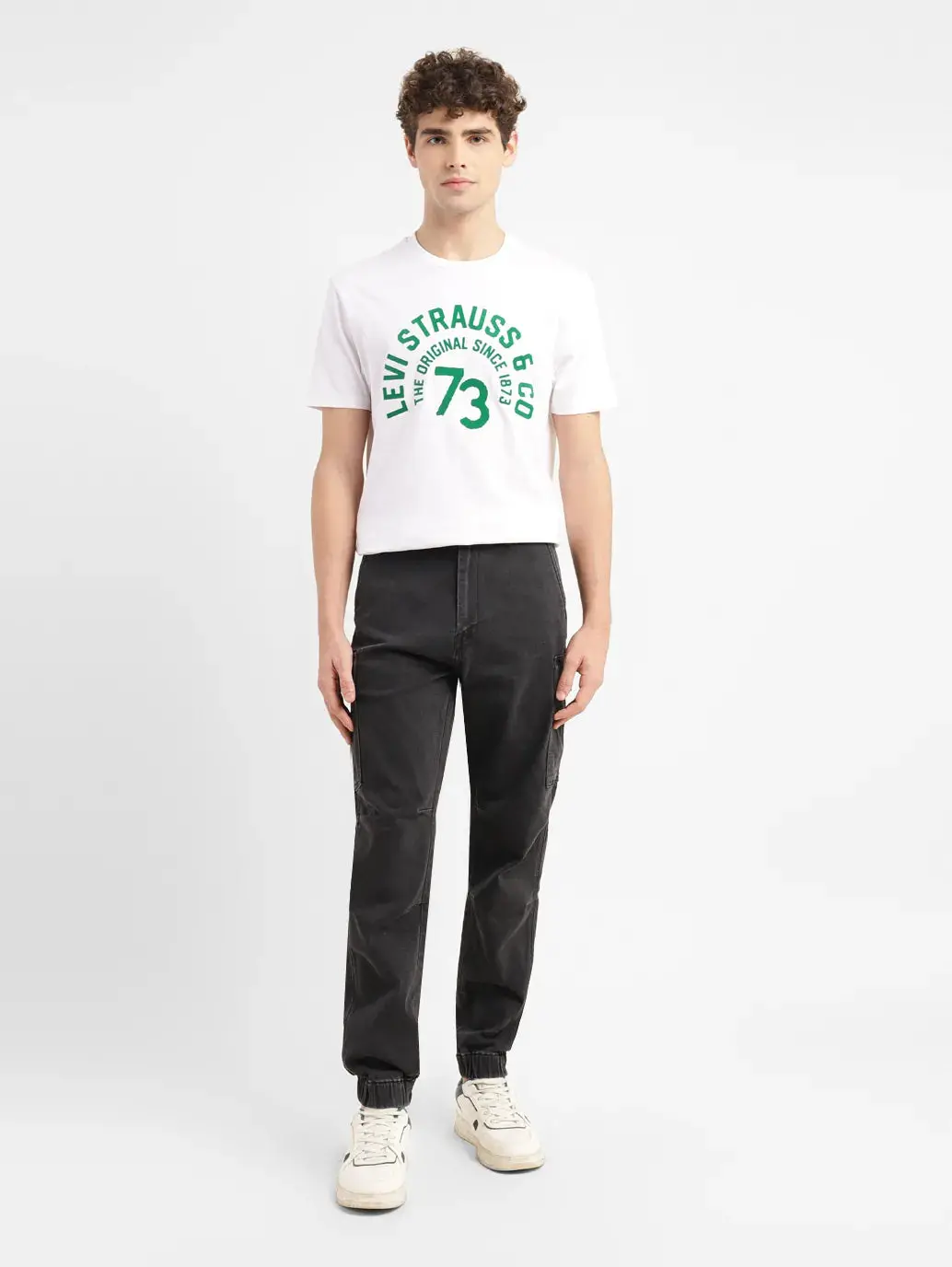 Men's Black Jogger Fit Jeans 1