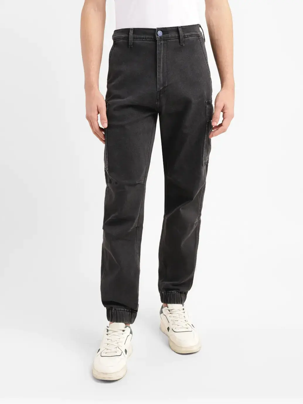 Men's Black Jogger Fit Jeans 2