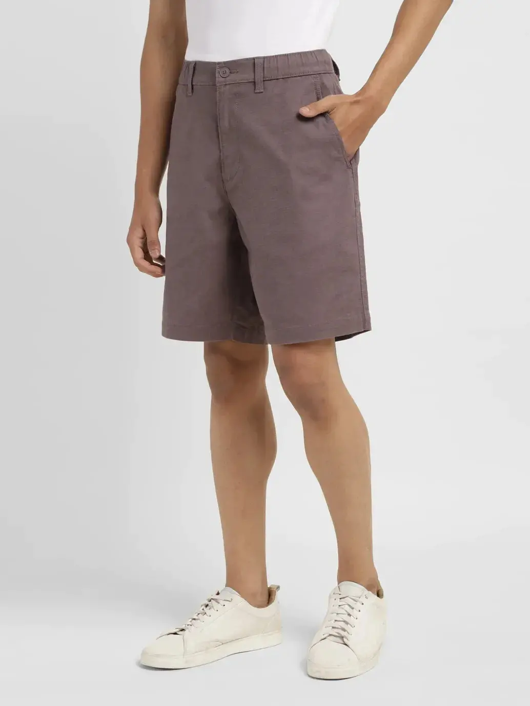 Men's Brown Regular Fit Shorts 4