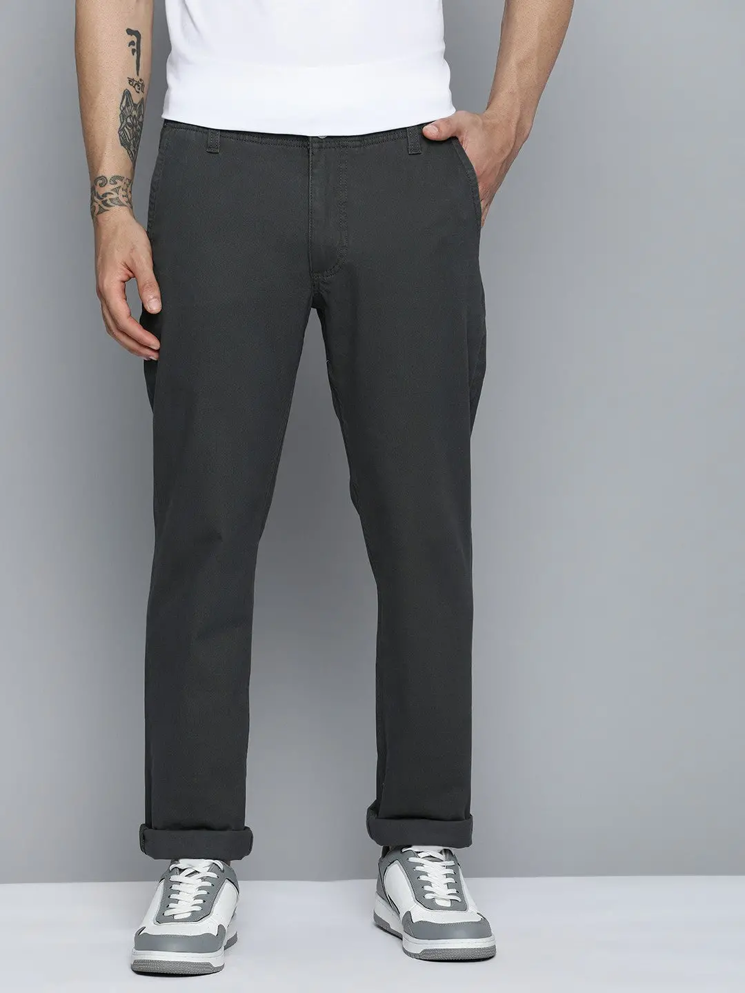 Men's 511 Dark Grey Slim Fit Chinos 2