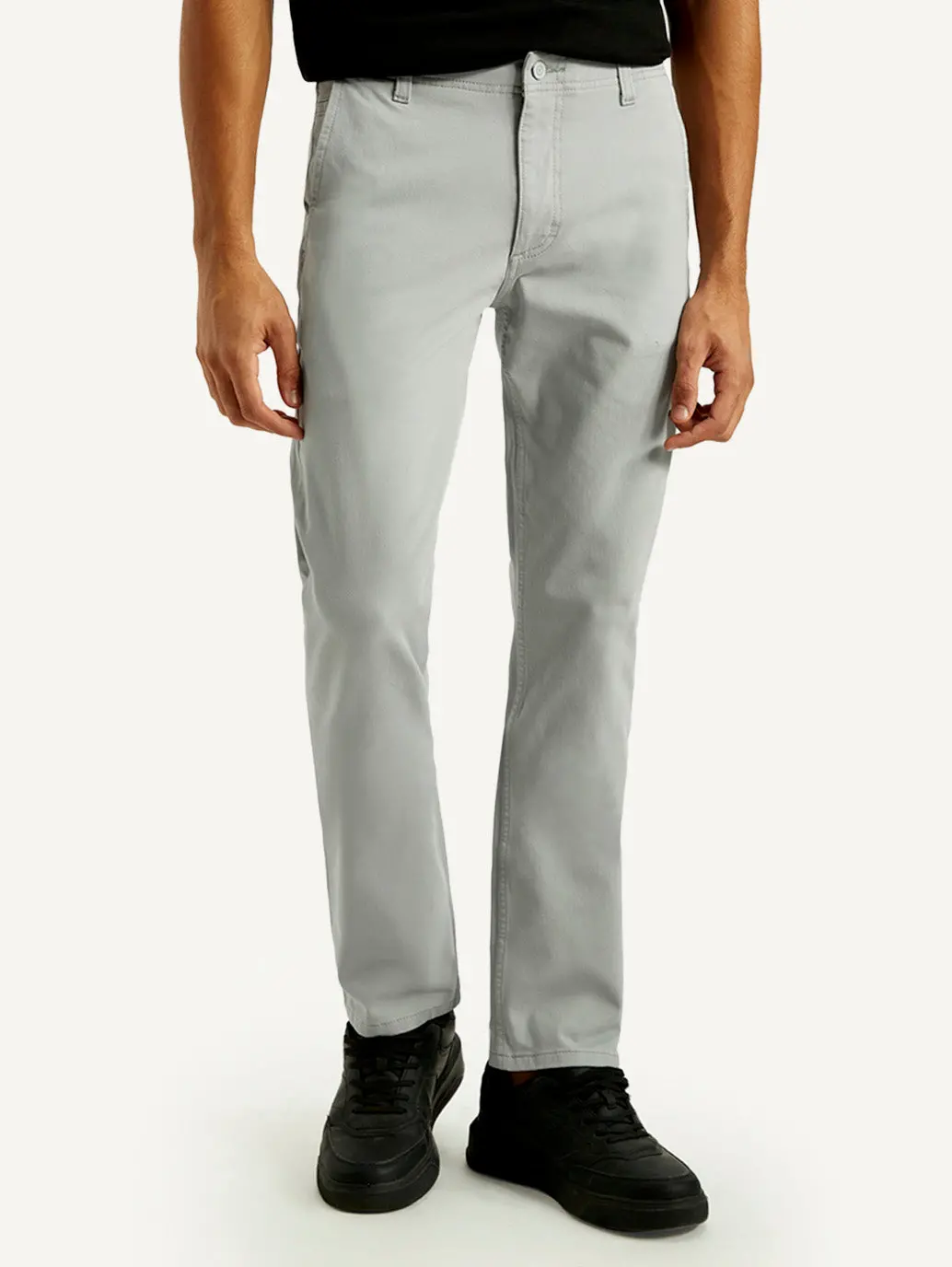 Men's 511 Grey Slim Fit Mid Rise Chinos 5