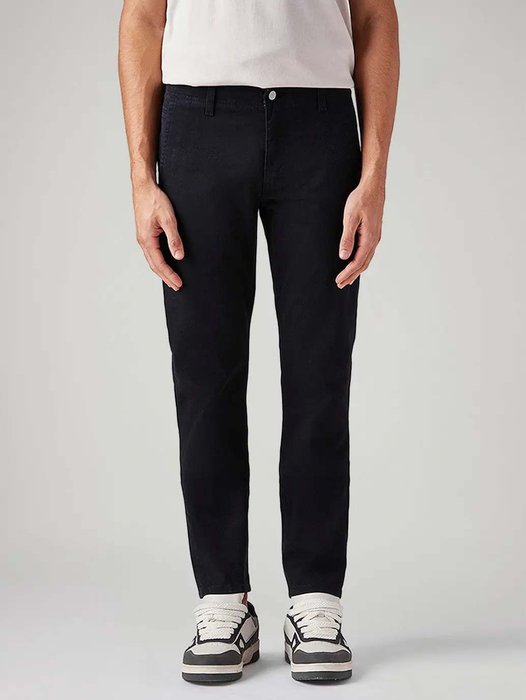 Men's 511 Black Slim Fit Mid Rise Chinos 3