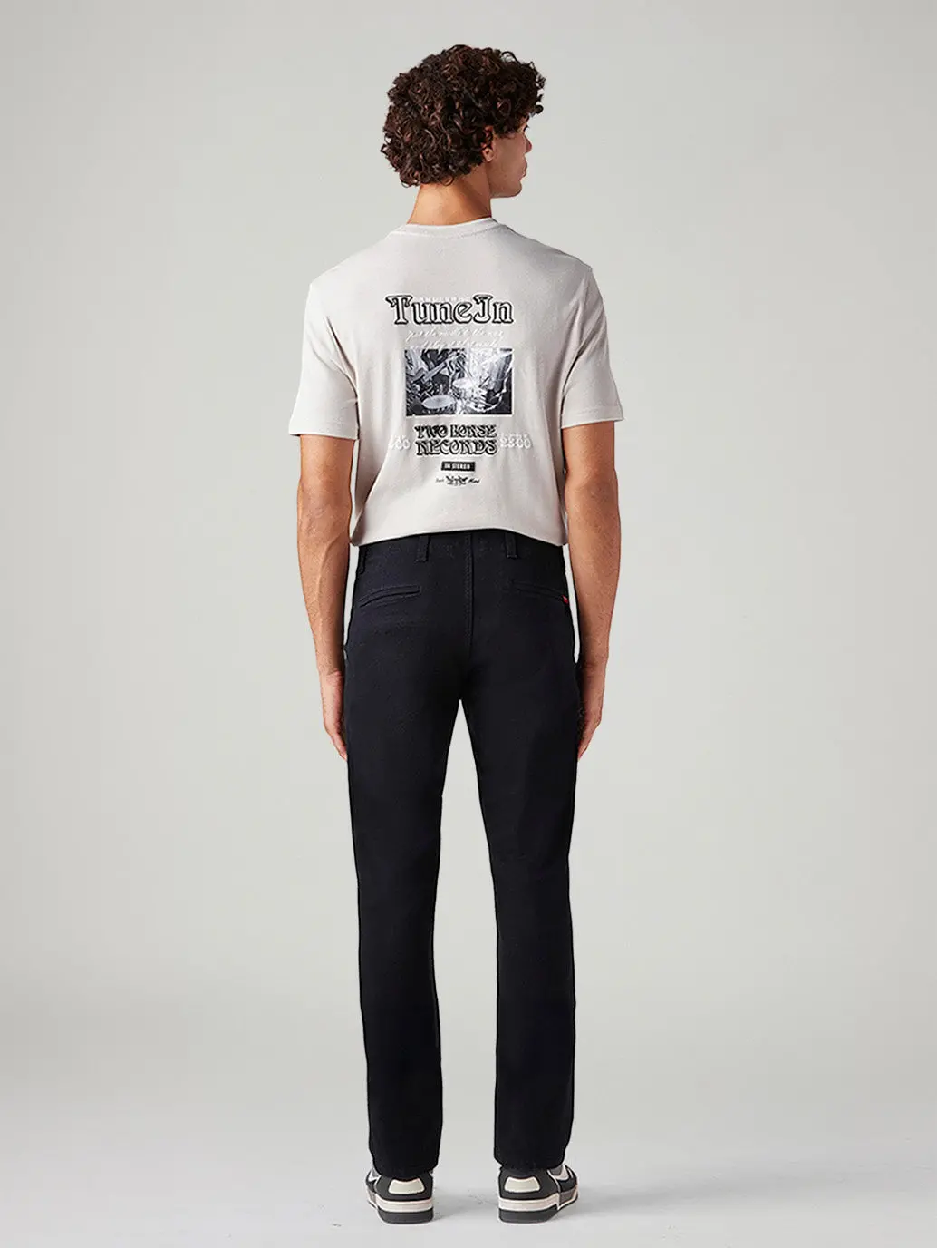 Men's 511 Black Slim Fit Mid Rise Chinos 5