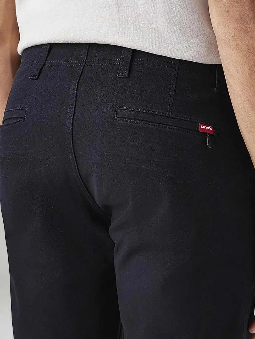 Men's 511 Black Slim Fit Mid Rise Chinos 6