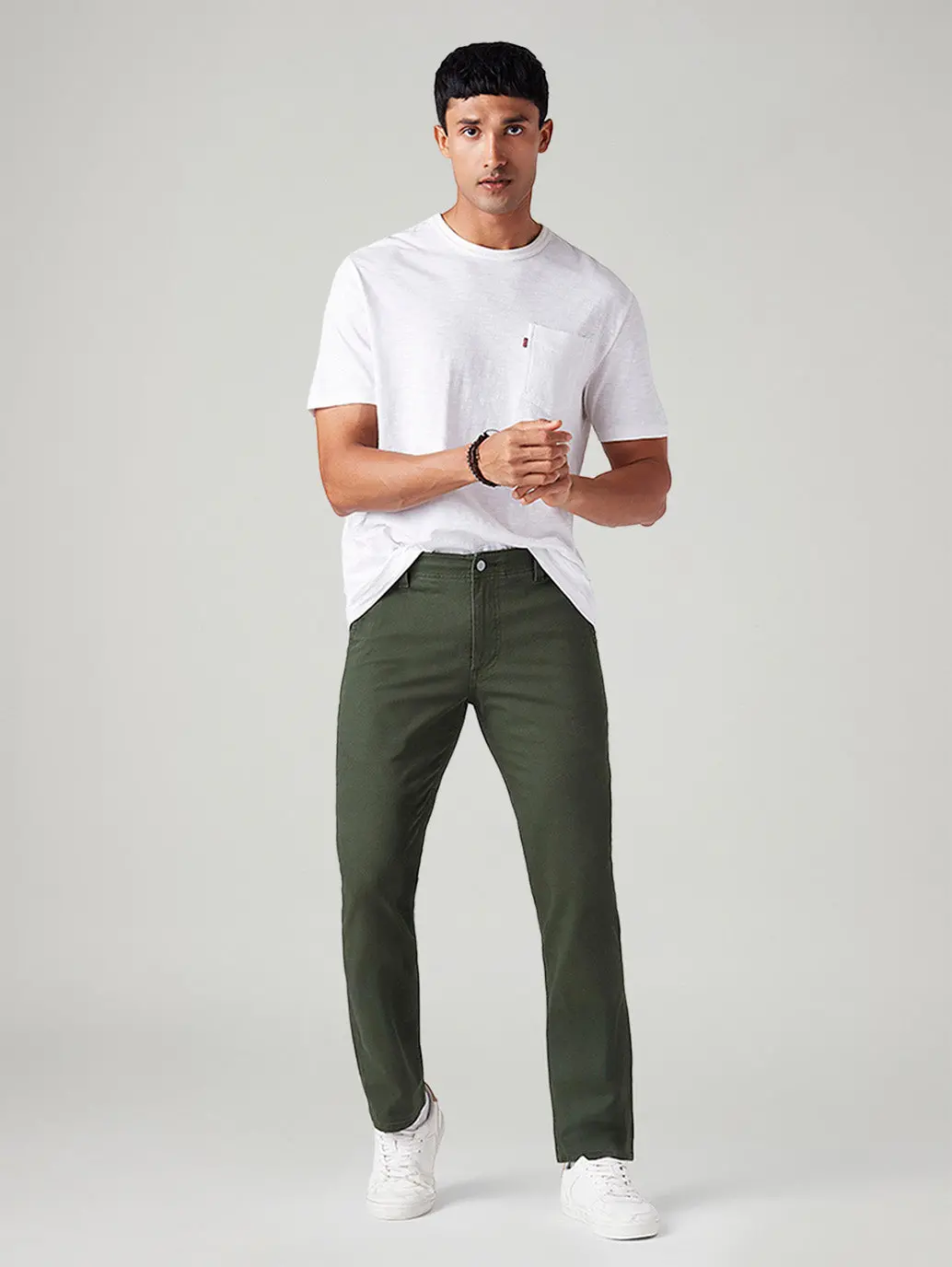 Men's 511 Olive Slim Fit Mid Rise Chinos 1