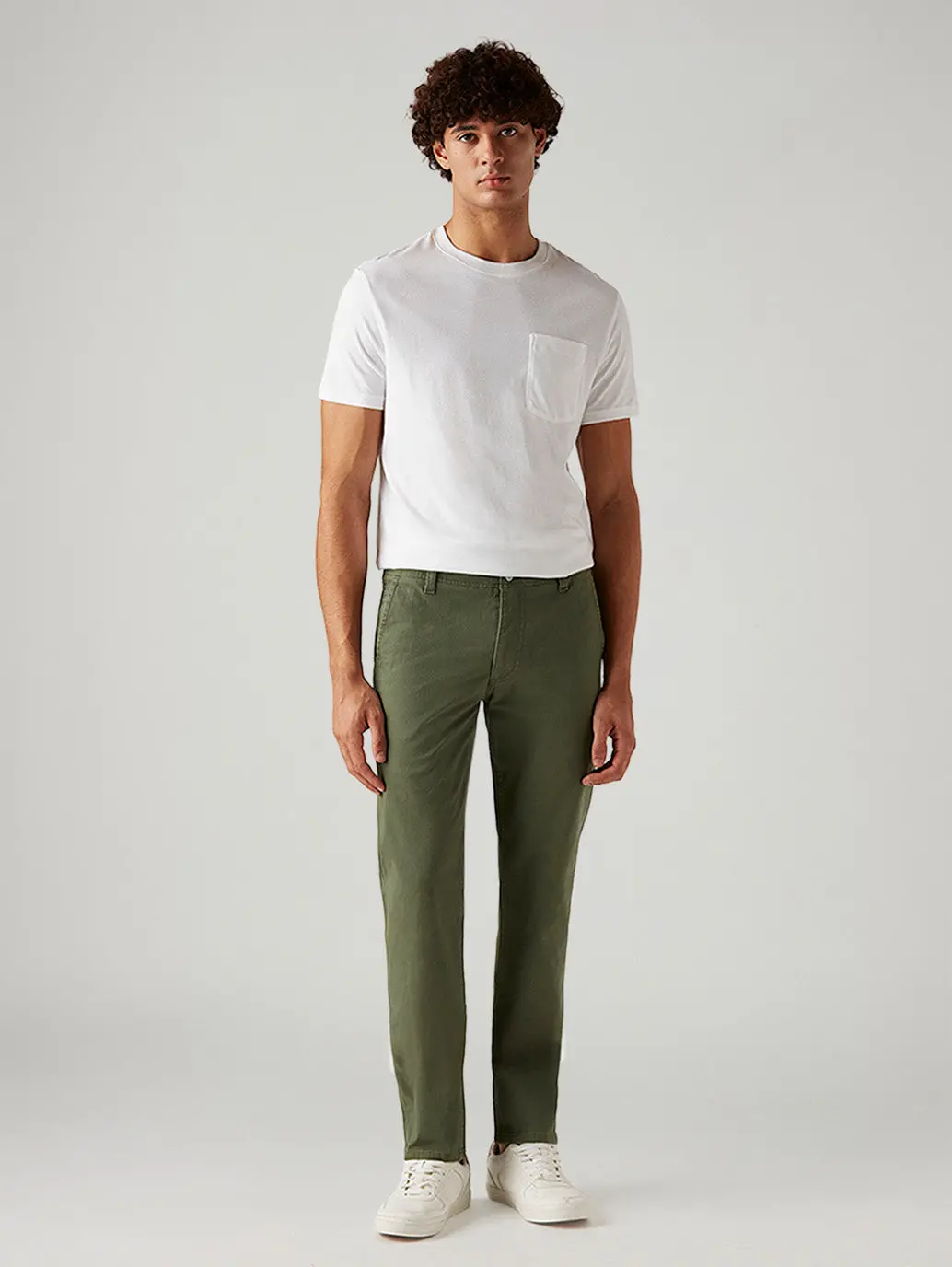 Men's 511 Olive Slim Fit Hyper Stretch Chinos 1