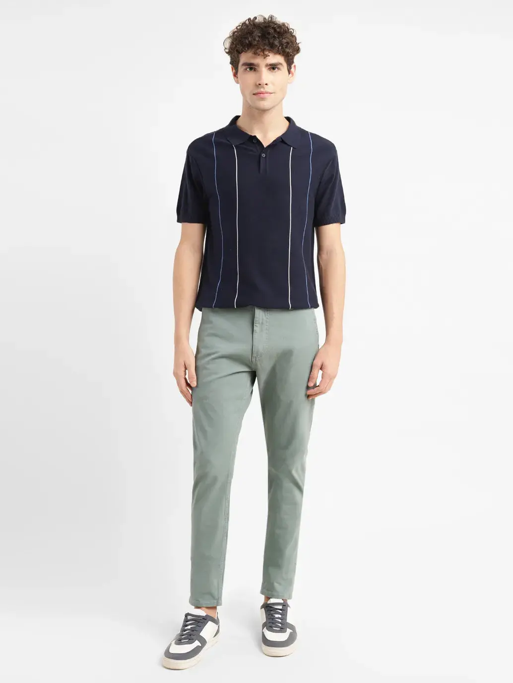 Men's 512 Green Slim Tapered Fit Chinos 1