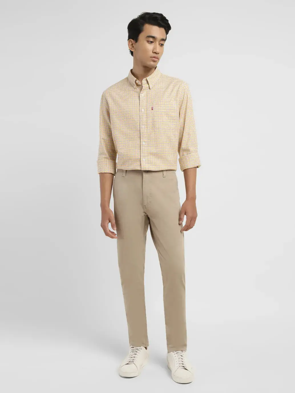Men's 512 Beige Slim Tapered Fit Chinos 1