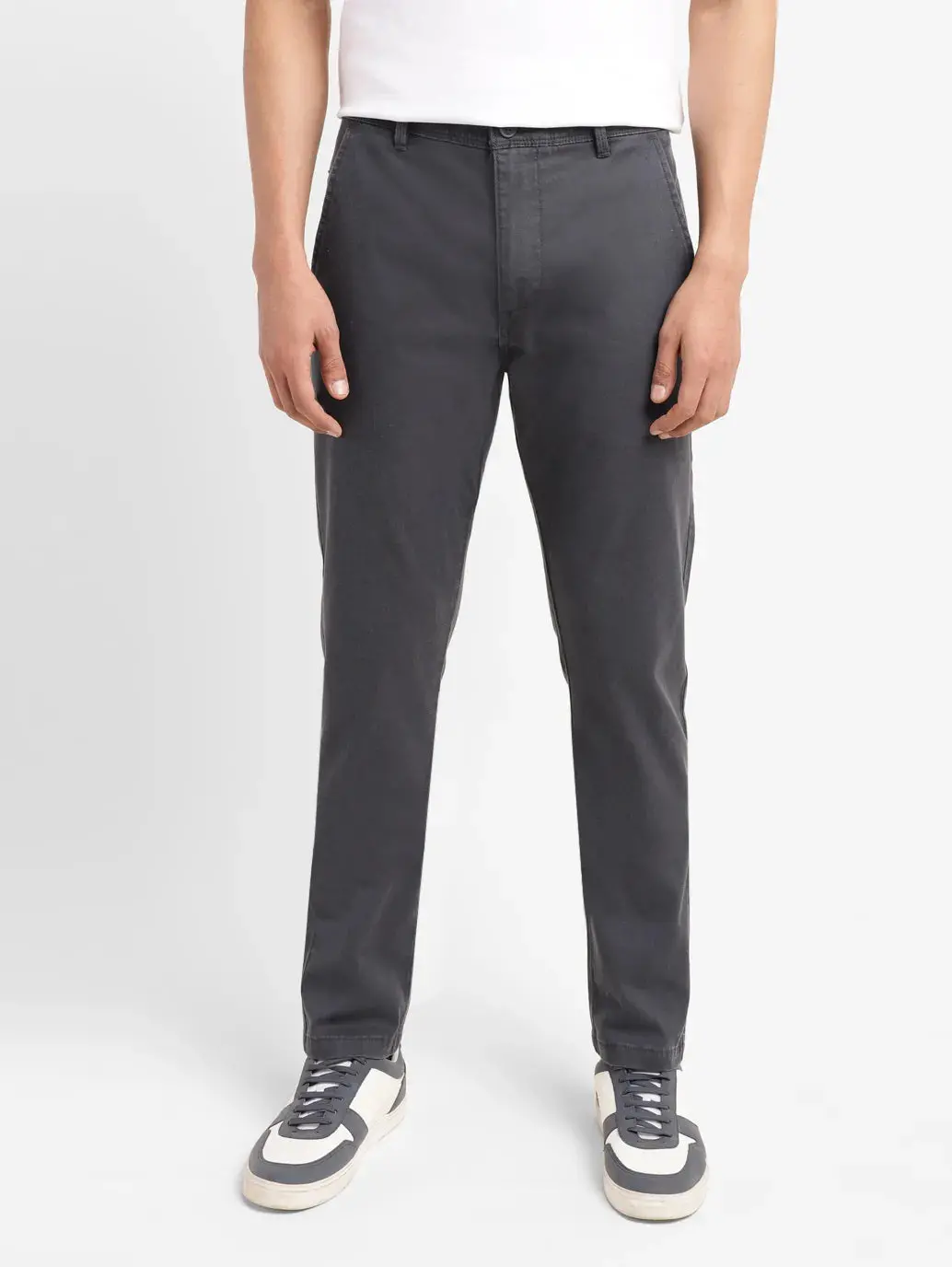 Men's 512 Grey Slim Tapered Fit Chinos 2