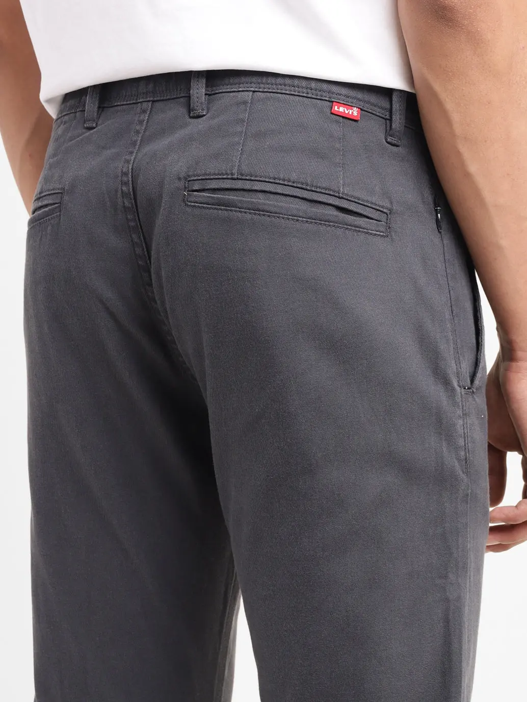 Men's 512 Grey Slim Tapered Fit Chinos 6