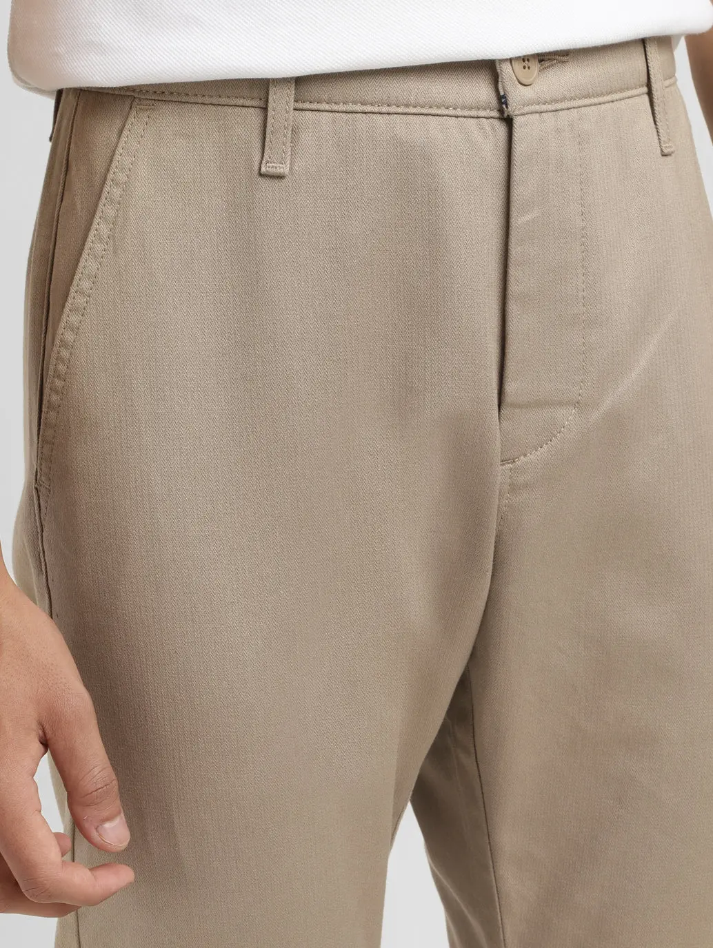 Men's 512 Slim Tapered Fit Beige Chinos 5