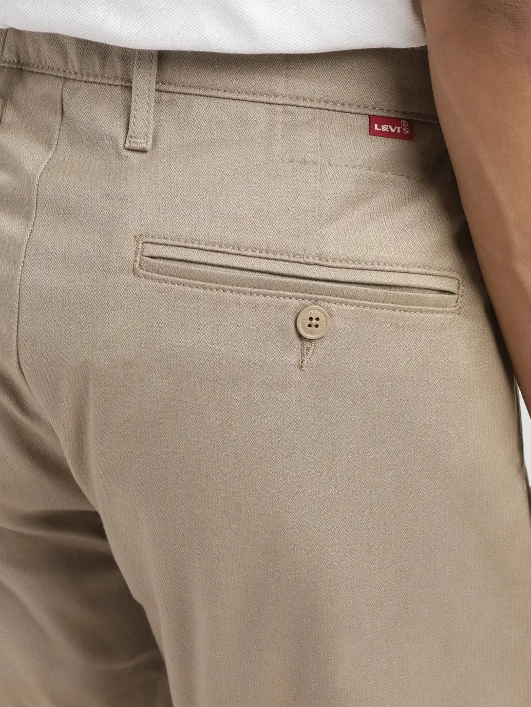 Men's 512 Slim Tapered Fit Beige Chinos 7