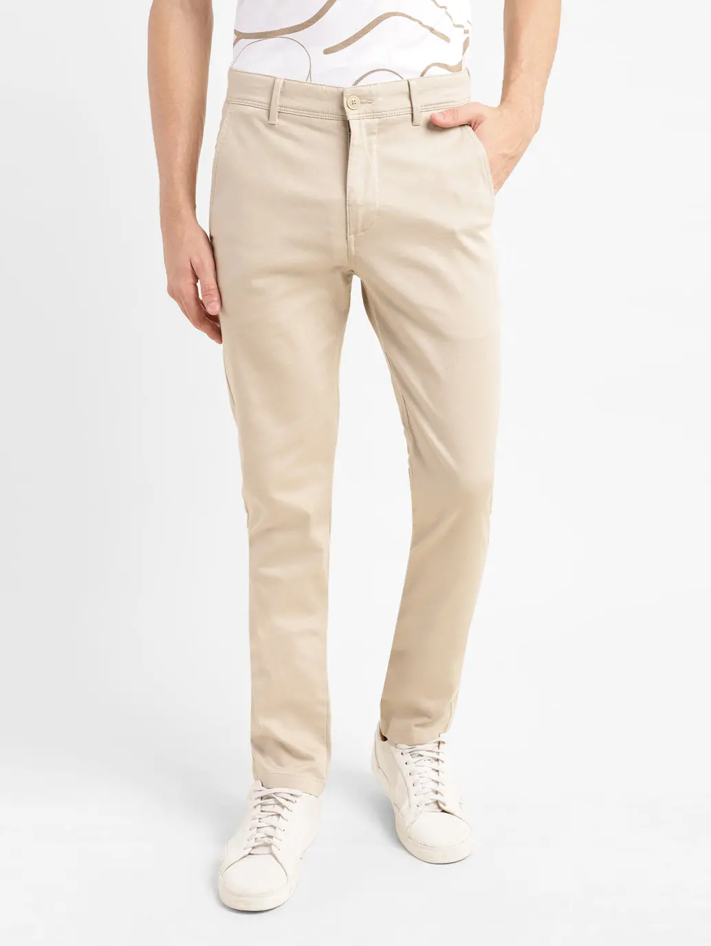 Men's 511 Beige Slim Fit Chinos 2