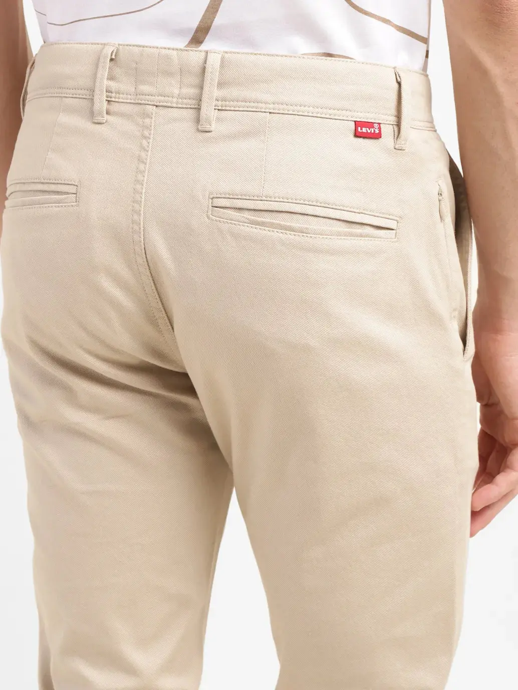 Men's 511 Beige Slim Fit Chinos 6