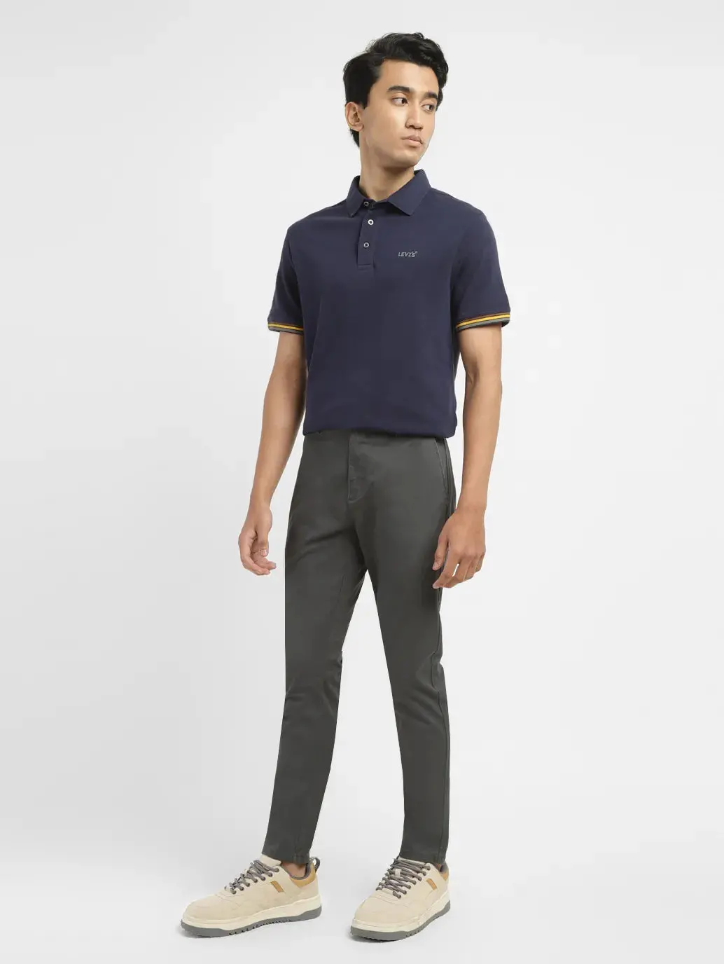 Men's 512 Grey Slim Tapered Fit Chinos 1