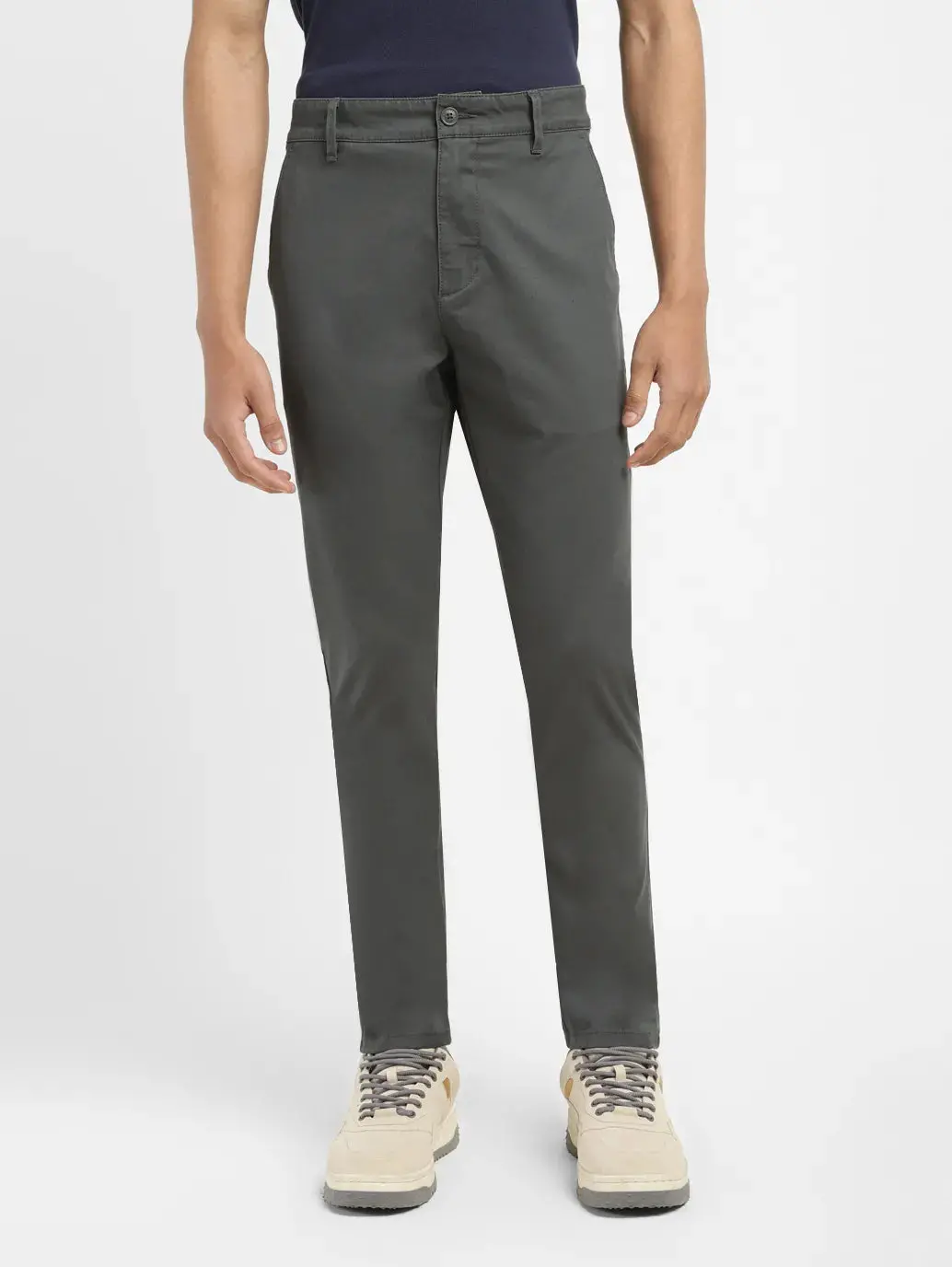 Men's 512 Grey Slim Tapered Fit Chinos 3