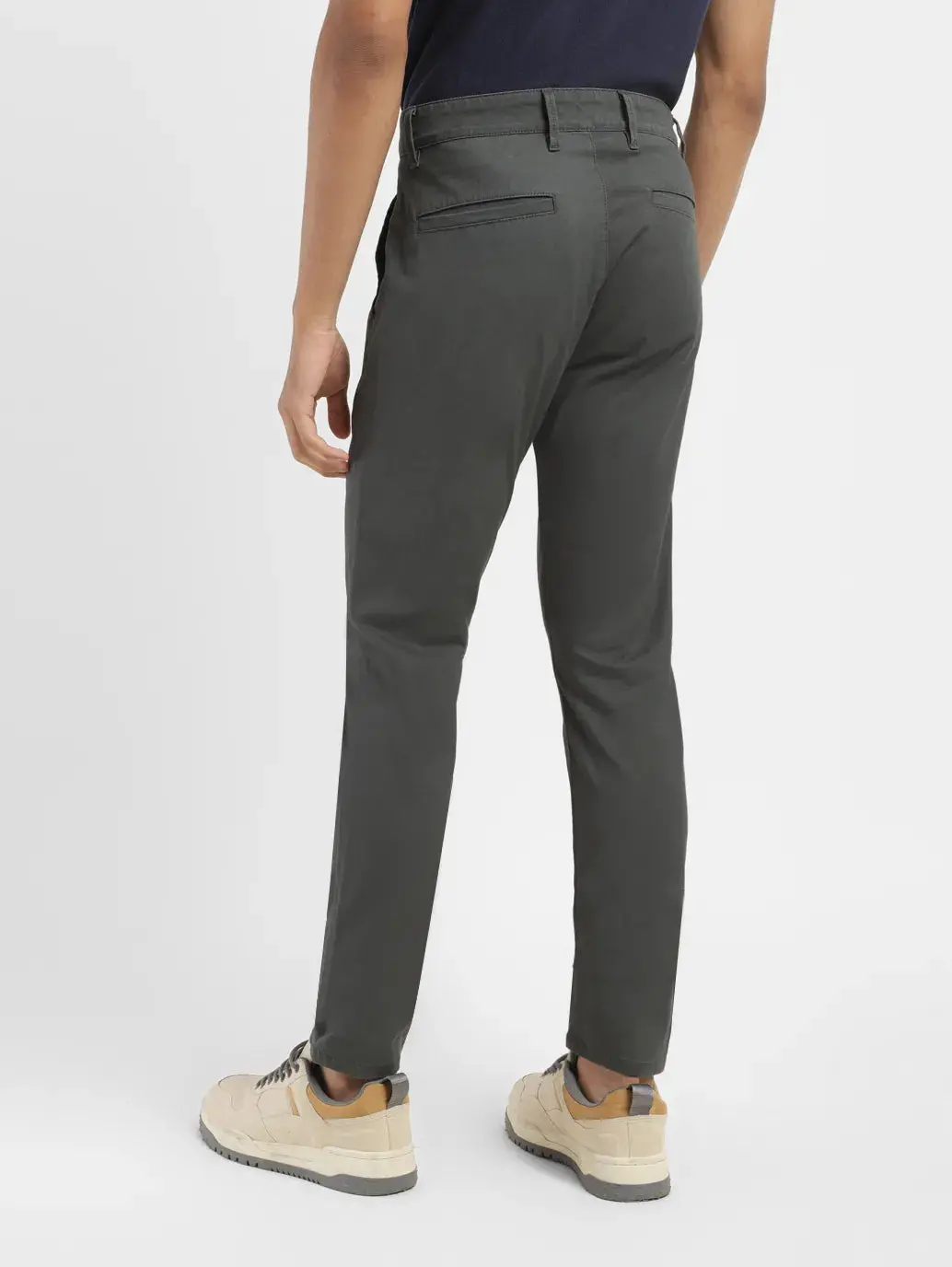Men's 512 Grey Slim Tapered Fit Chinos 5