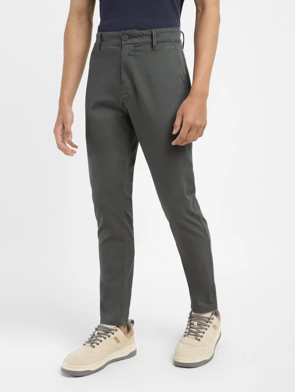 Men's 512 Grey Slim Tapered Fit Chinos 7