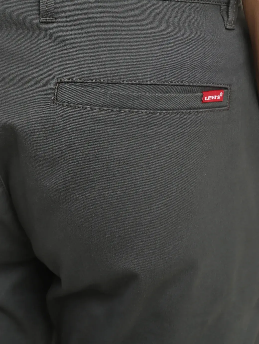 Men's 512 Grey Slim Tapered Fit Chinos 8