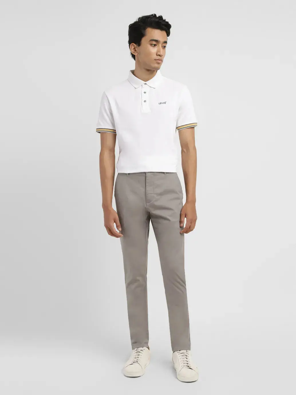 Men's 512 Grey Slim Tapered Fit Chinos 1