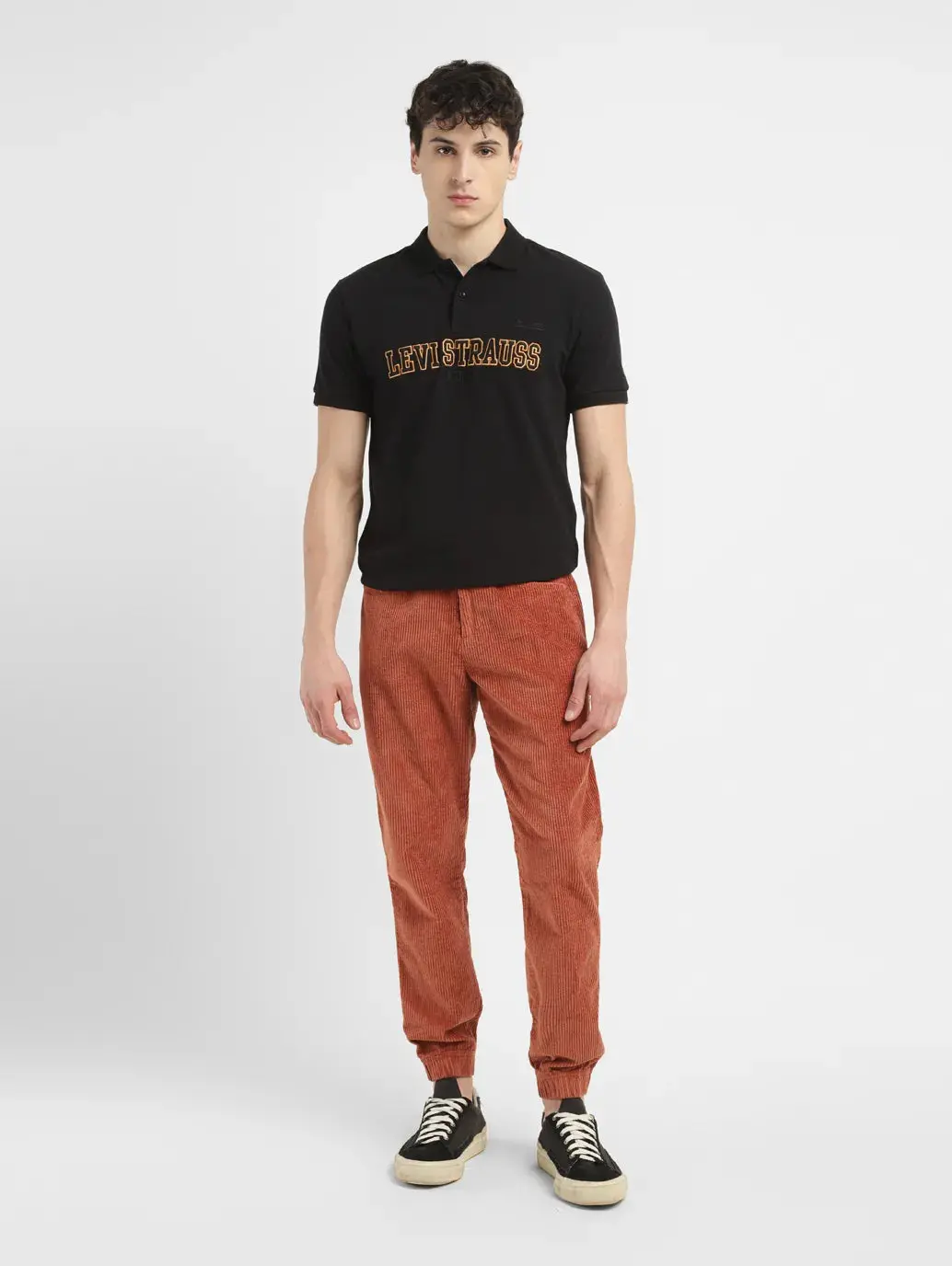 Men's Rust Regular Fit Joggers 1