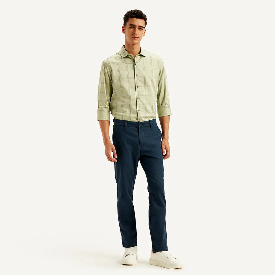Men's Redloop 511 Slim Fit Blue Chino Trousers 1