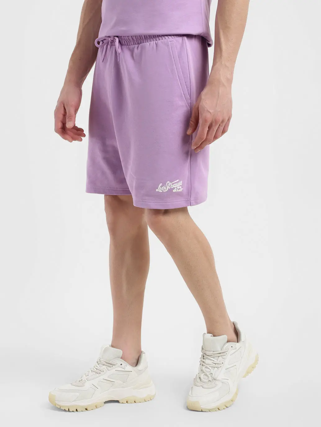 Men's Purple Regular Fit Shorts 4