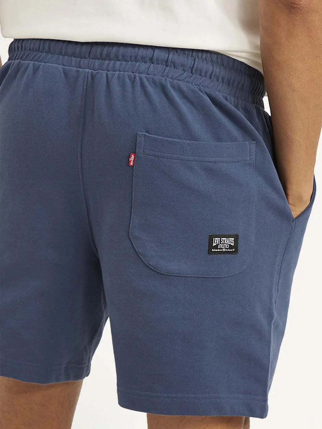 Men's Blue Regular Fit Shorts 5