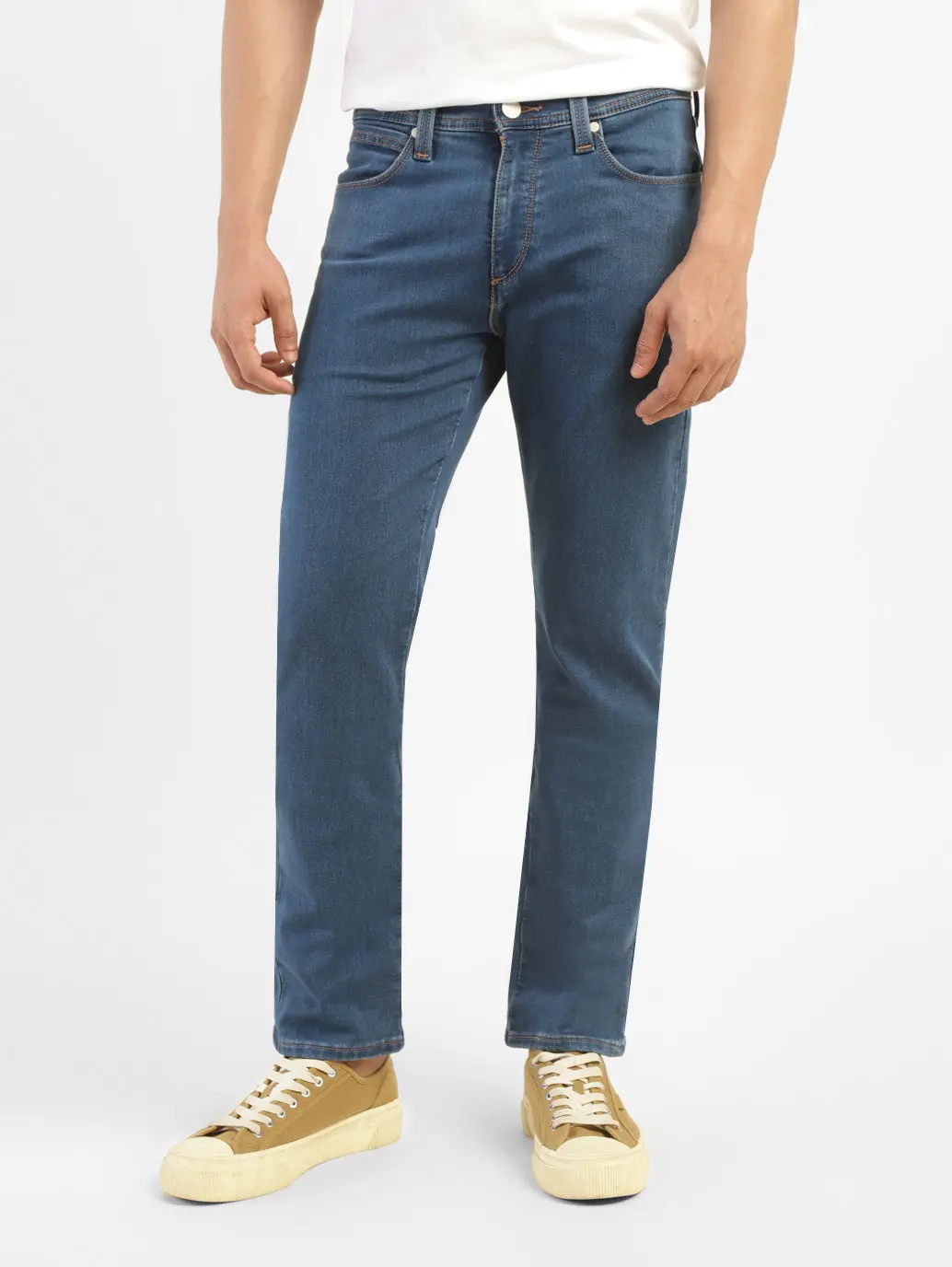 Men's 511 Blue Slim Fit Mid Rise Jeans 2