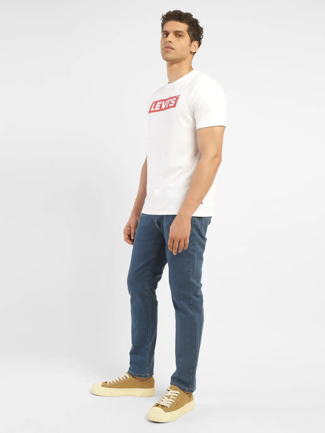 Men's 511 Blue Slim Fit Mid Rise Jeans 7