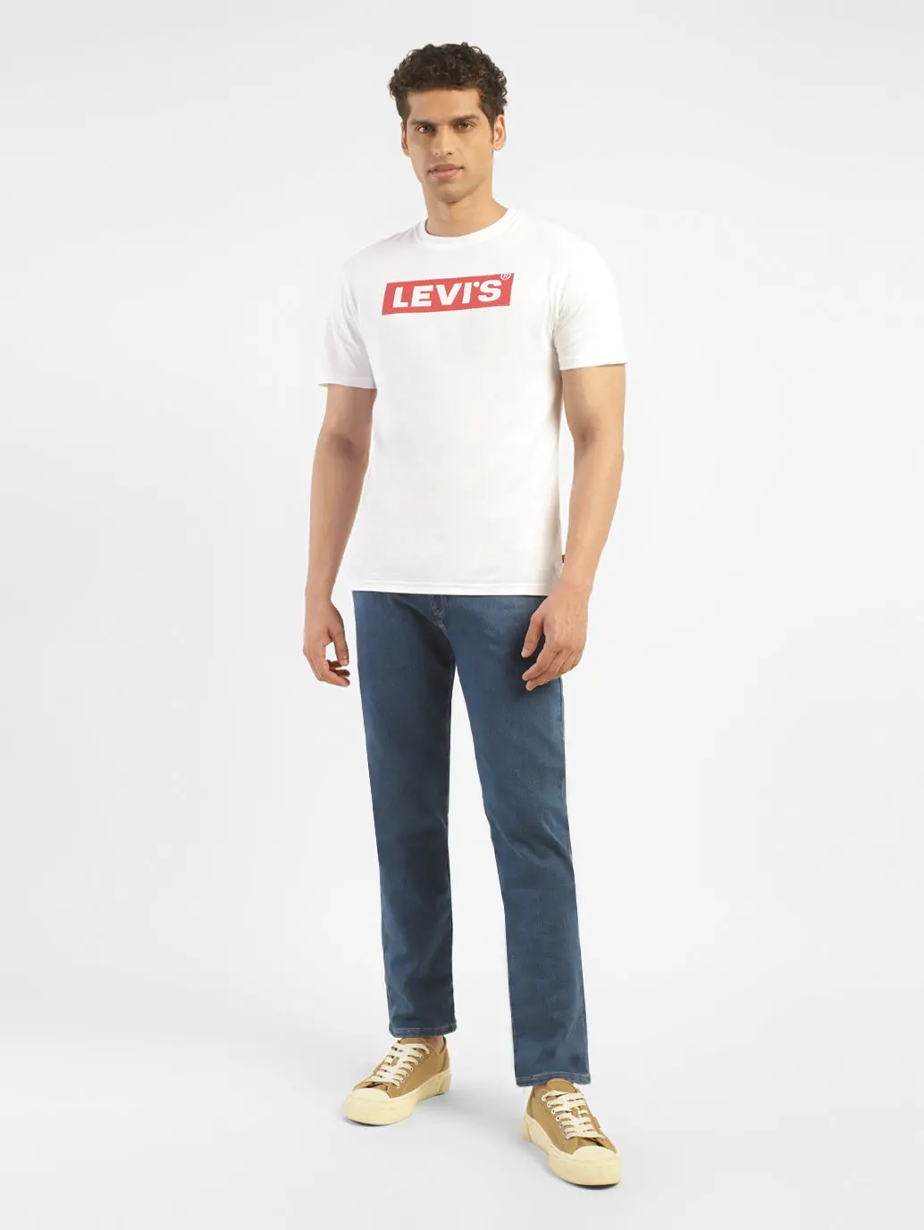 Men's 511 Blue Slim Fit Mid Rise Jeans 1