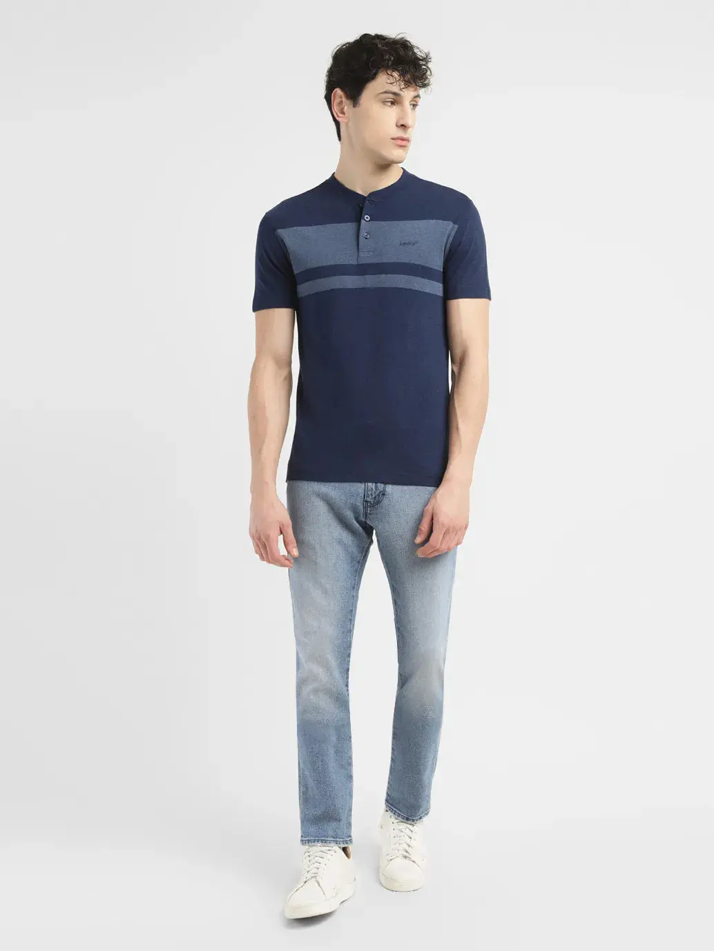 Men's 511 Blue Slim Fit Mid Rise Jeans 1