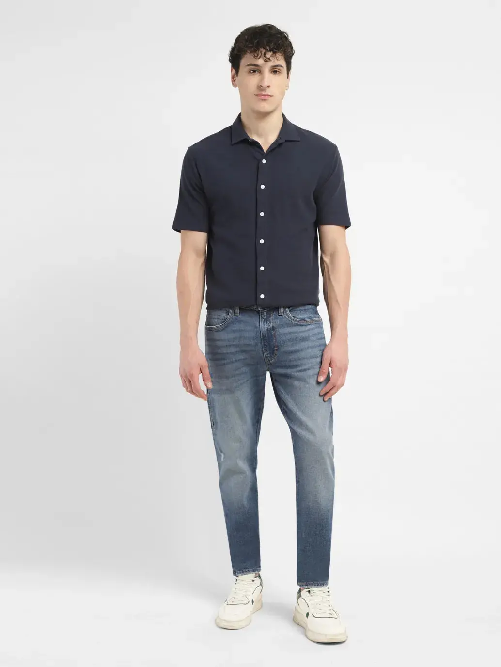 Men's 511 Blue Slim Fit Mid Rise Jeans 1