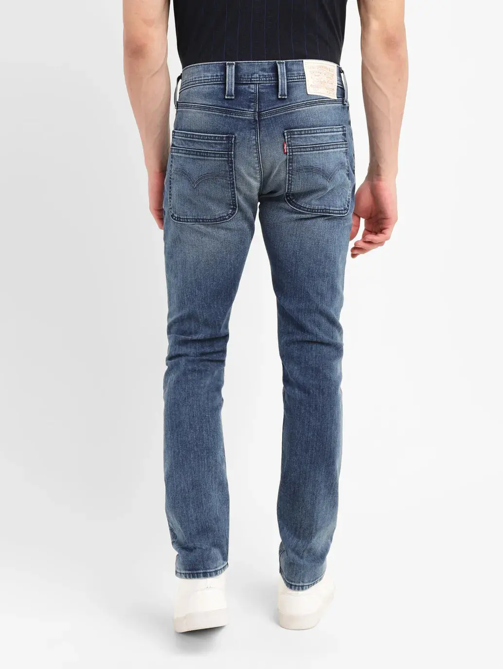 Men's 512 Indigo Slim Tapered Fit Mid Rise Jeans 3