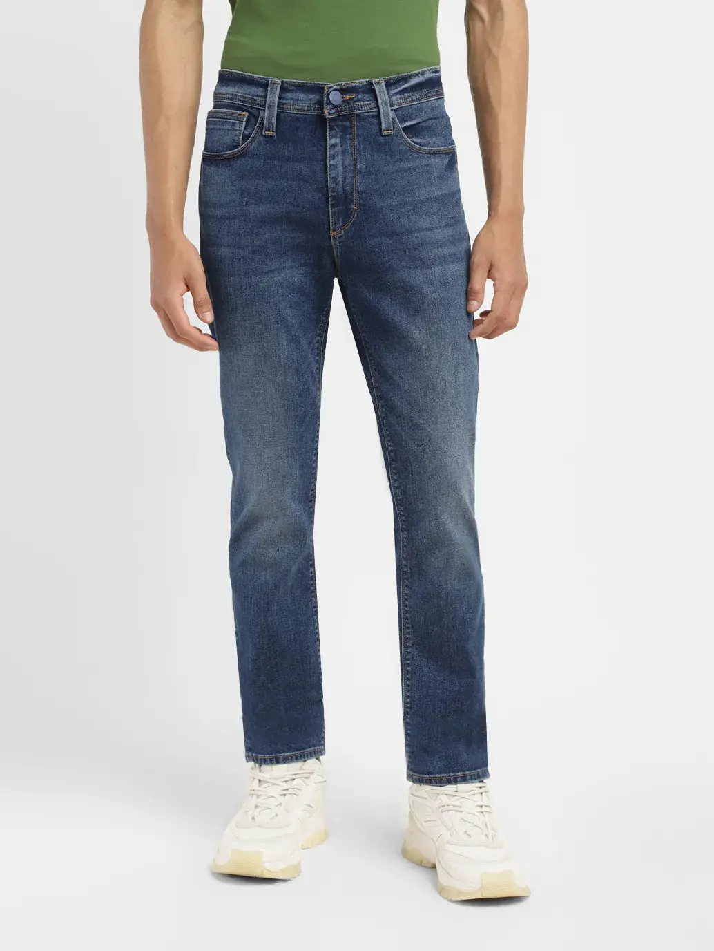 Men's 511 Blue Slim Fit Mid Rise Jeans 2
