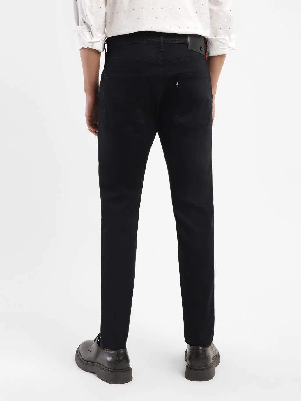 Men's Redloop 512 Black Slim Tapered Fit Mid Rise Jeans 2