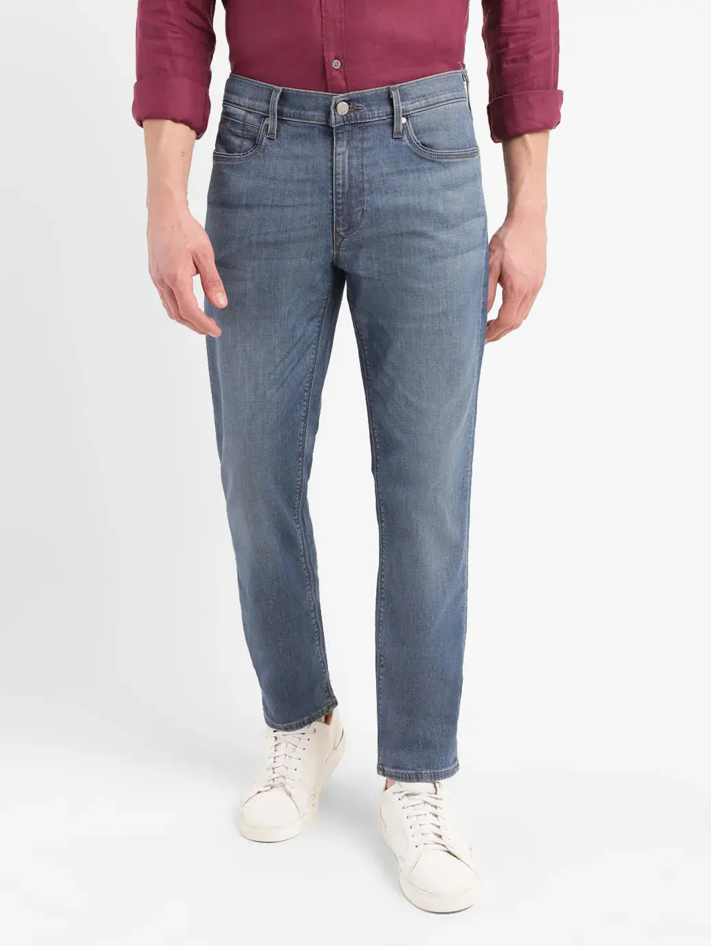 Men's Redloop 511 Blue Slim Fit Mid Rise Jeans 2