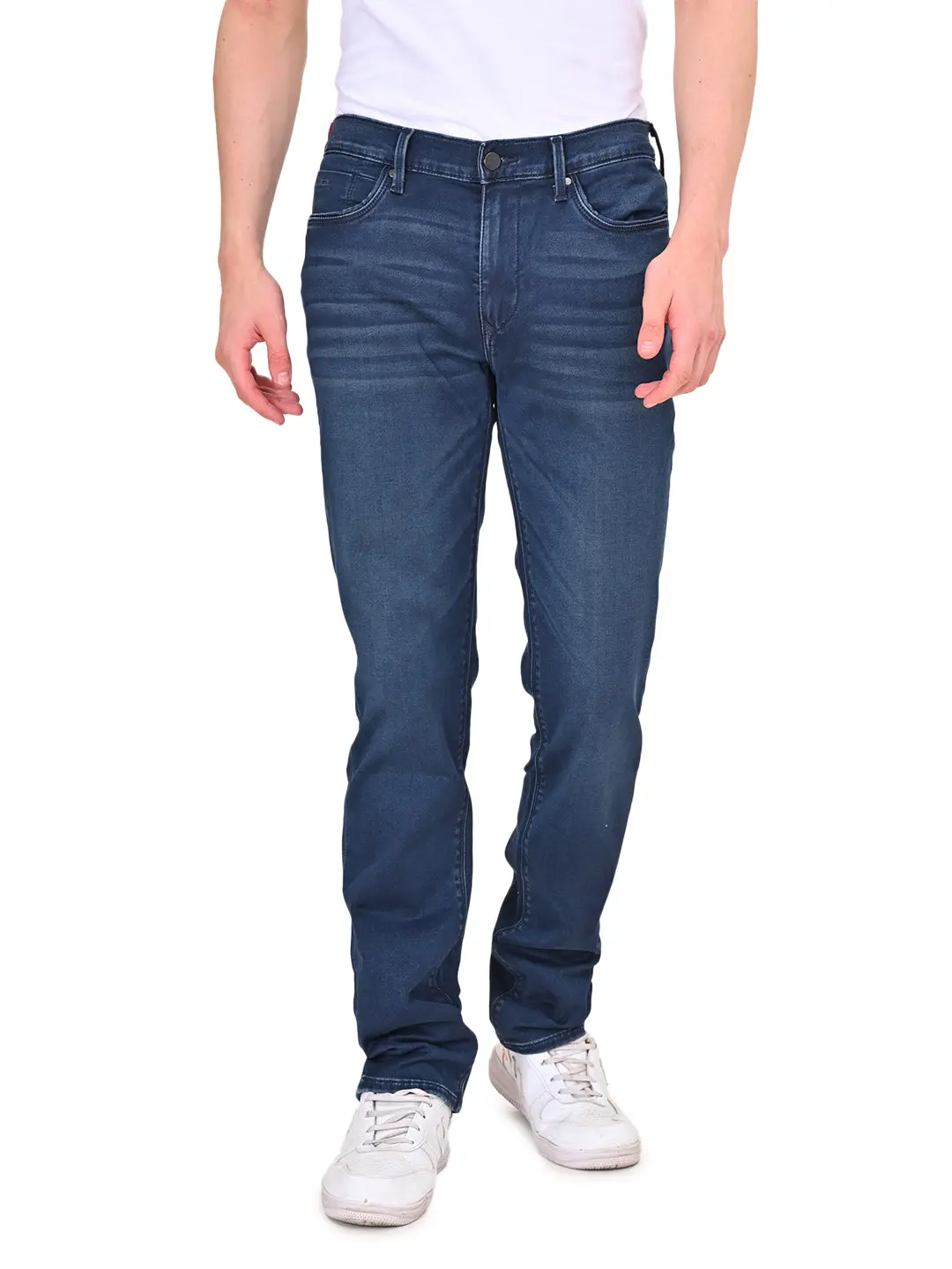 Men's Redloop 511 Dark Indigo Slim Fit Mid Rise Jeans 7