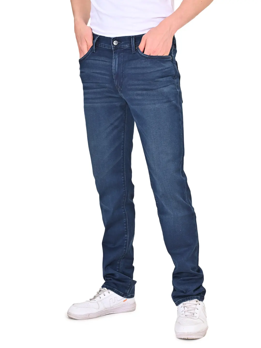 Men's Redloop 511 Dark Indigo Slim Fit Mid Rise Jeans 8