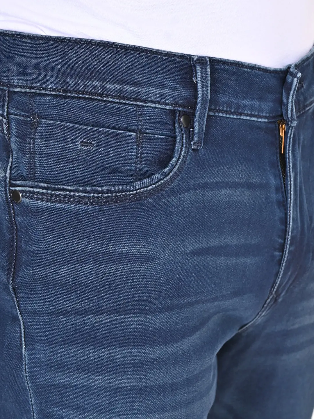 Men's Redloop 511 Dark Indigo Slim Fit Mid Rise Jeans 3