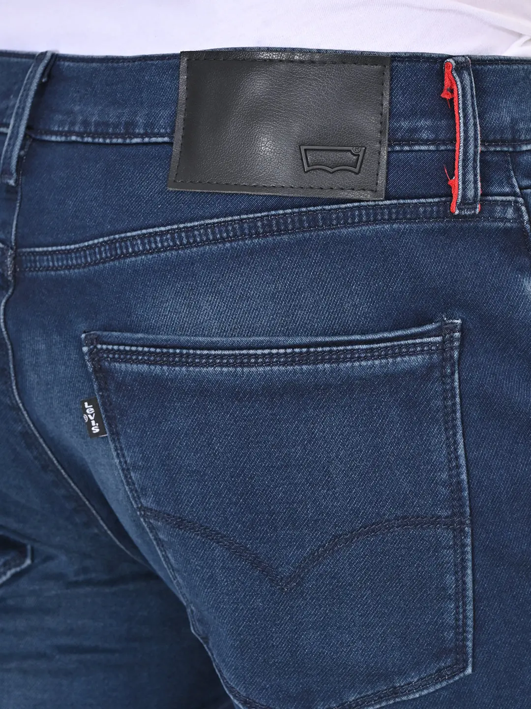 Men's Redloop 511 Dark Indigo Slim Fit Mid Rise Jeans 6