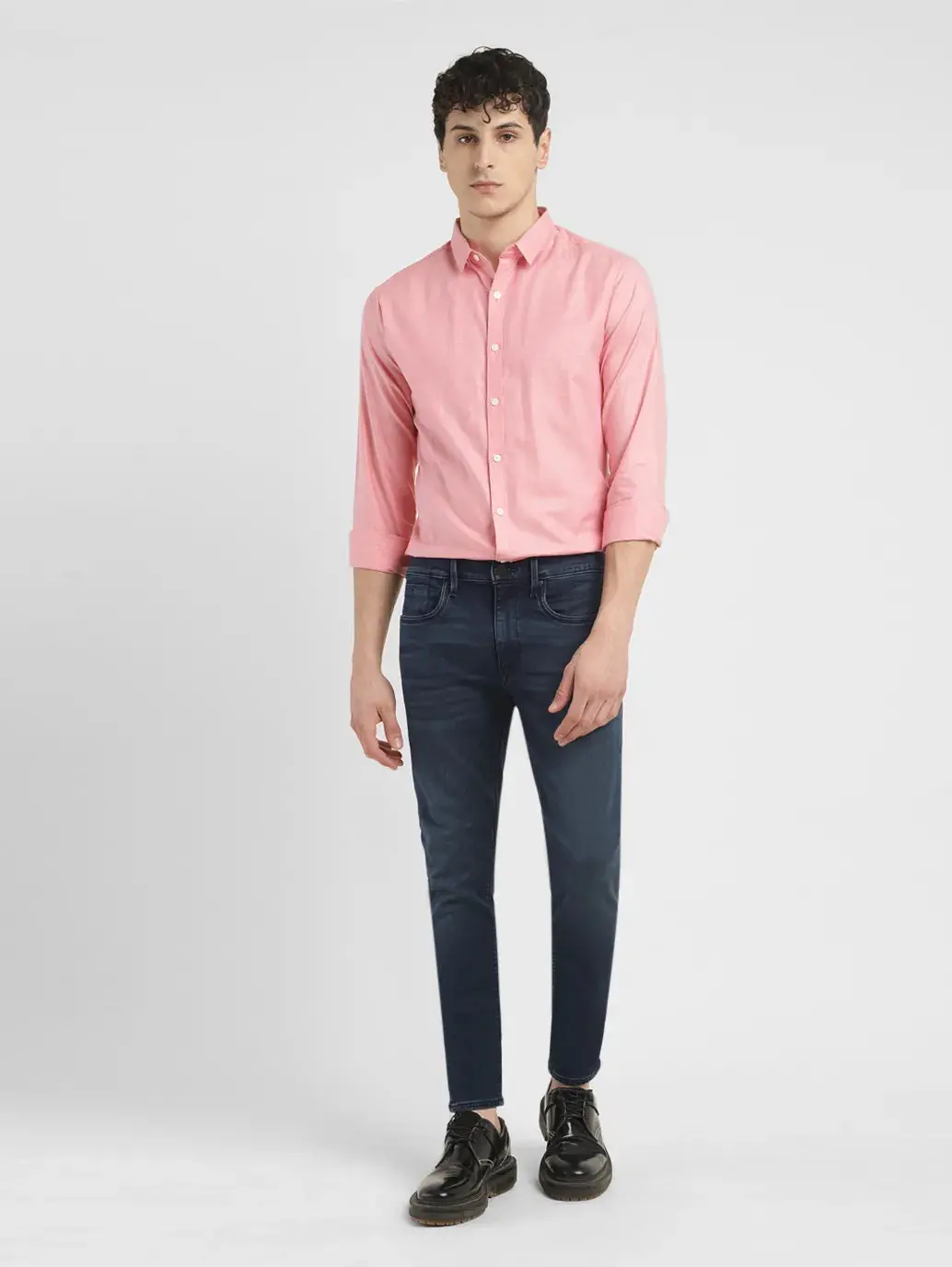 Men's Redloop Blue Skinny Fit Mid Rise Jeans 1