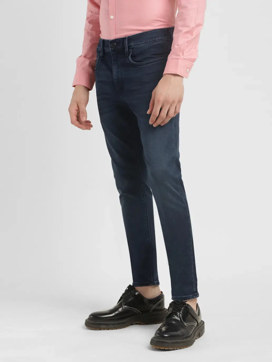 Men's Redloop Blue Skinny Fit Mid Rise Jeans 4