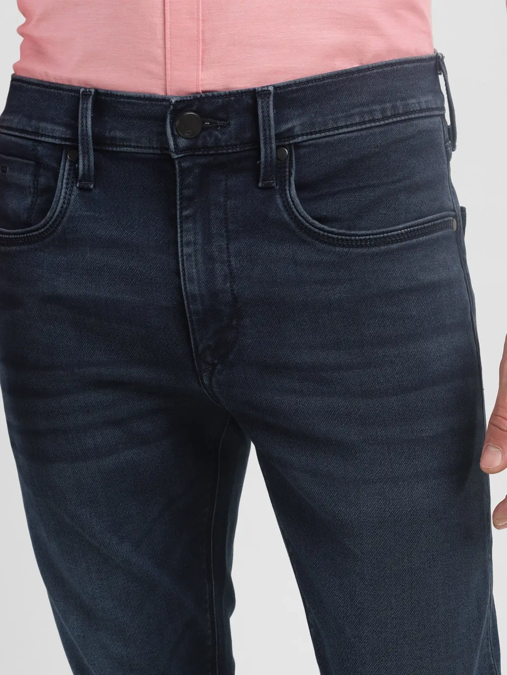 Men's Redloop Blue Skinny Fit Mid Rise Jeans 6