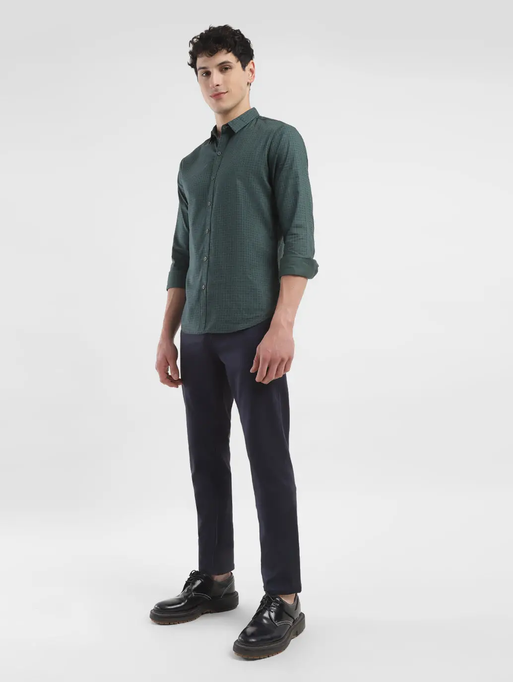 Men's Redloop 511 Navy Blue Slim Fit Mid Rise Jeans 1