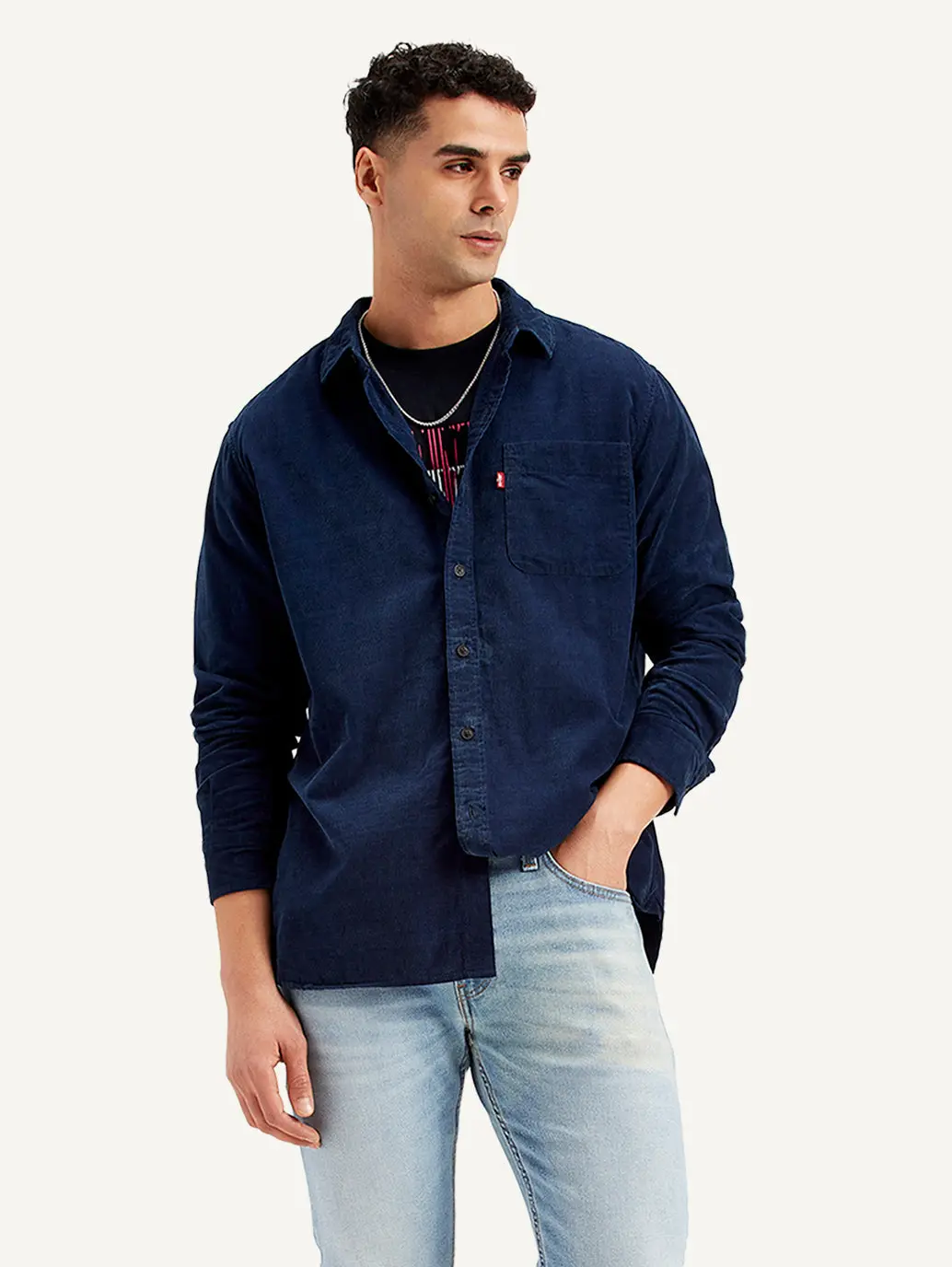 Men's Solid Slim Fit Shirt 1